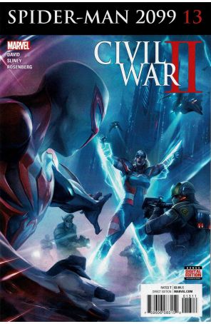 Spider-Man 2099 (3rd Series) 13 published by Marvel with cover art by Francesco Mattina
