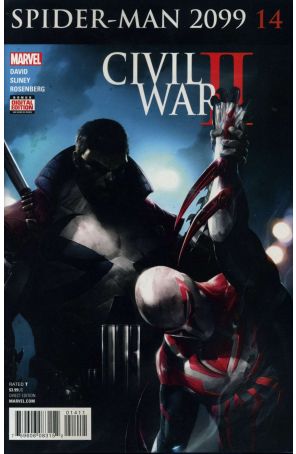 Spider-Man 2099 (3rd Series) 14 published by Marvel with cover art by Francesco Mattina