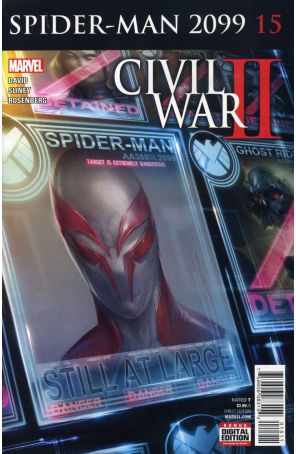 Spider-Man 2099 (3rd Series) 15 published by Marvel with cover art by Francesco Mattina