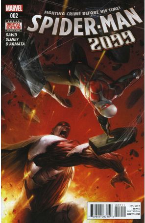 Spider-Man 2099 (3rd Series) 2 published by Marvel with cover art by Francesco Mattina