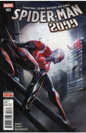 Spider-Man 2099 (3rd Series) 3 published by Marvel with cover art by Francesco Mattina