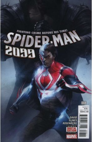 Spider-Man 2099 (3rd Series) 8 published by Marvel with cover art by Francesco Mattina