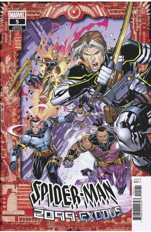 Spider-Man 2099: Exodus 5A published by Marvel with cover art by Ken Lashley