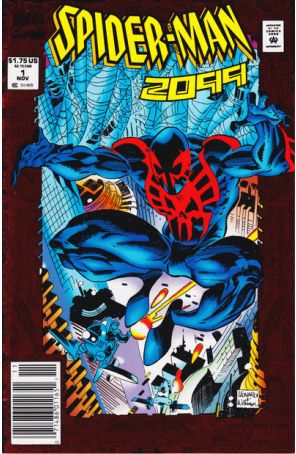 Spider-Man 2099 1 (Newsstand) published by Marvel with cover art by Rick Leonardi
