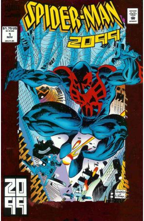Spider-Man 2099 1 published by Marvel with cover art by Rick Leonardi