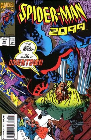 Spider-Man 2099 14 published by Marvel with cover art by Tom Grindberg
