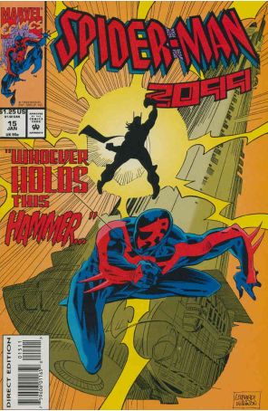Spider-Man 2099 15 published by Marvel with cover art by Rick Leonardi