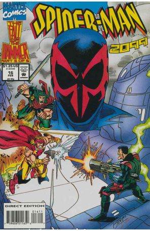 Spider-Man 2099 16 published by Marvel with cover art by Ron Lim