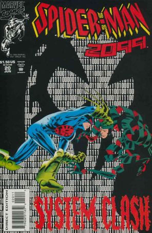 Spider-Man 2099 20 published by Marvel with cover art by Rick Leonardi