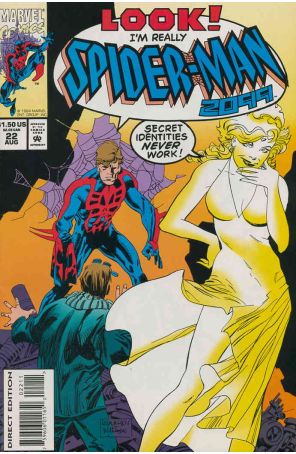 Spider-Man 2099 22 published by Marvel with cover art by Rick Leonardi