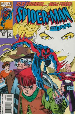 Spider-Man 2099 23 published by Marvel with cover art by Rick Leonardi