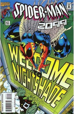 Spider-Man 2099 27 published by Marvel with cover art by Joe St. Pierre