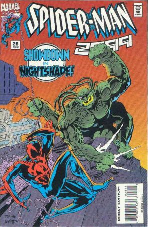 Spider-Man 2099 28 published by Marvel with cover art by Joe St. Pierre