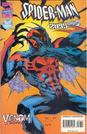 Spider-Man 2099 36 published by Marvel with cover art by Jae Lee