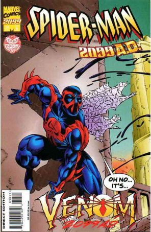 Spider-Man 2099 38 published by Marvel with cover art by Andrew Wildman