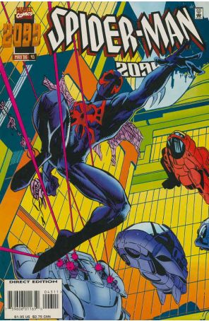 Spider-Man 2099 43 published by Marvel with cover art by Harry Candelario