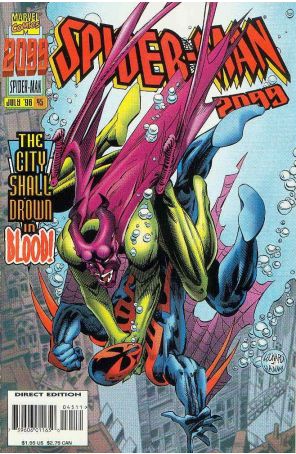 Spider-Man 2099 45 published by Marvel with cover art by Rick Leonardi