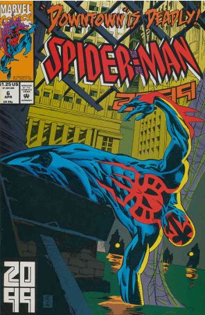 Spider-Man 2099 6 published by Marvel with cover art by Rick Leonardi