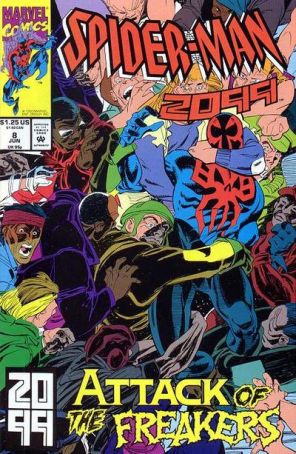Spider-Man 2099 8 published by Marvel with cover art by Rick Leonardi
