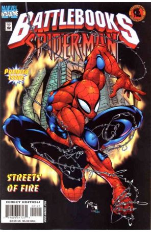 Spider-Man Battlebook 1B published by Marvel with cover art by Bill Tucci
