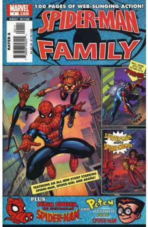 Spider-Man Family 1 published by Marvel with cover art by Ron Lim