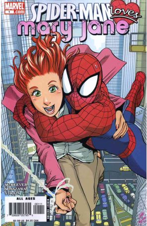 Spider-Man Loves Mary Jane 1 published by Marvel with cover art by Takeshi Miyazawa