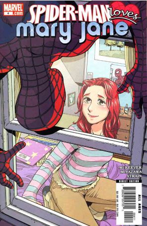 Spider-Man Loves Mary Jane 4 published by Marvel with cover art by Takeshi Miyazawa