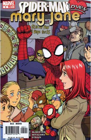 Spider-Man Loves Mary Jane 5 published by Marvel with cover art by Takeshi Miyazawa