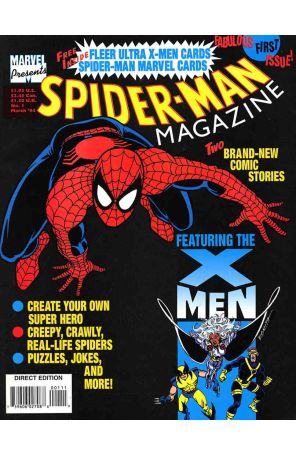 Spider-Man Magazine 1 (with card) published by Marvel