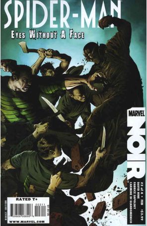 Spider-Man Noir: Eyes Without a Face 3 published by Marvel with cover art by Patrick Zircher