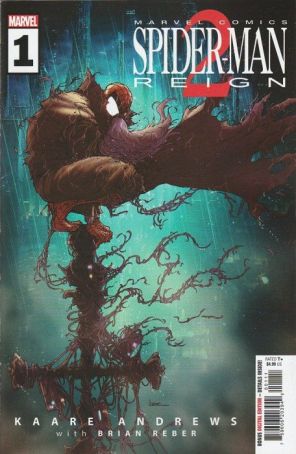 Spider-Man Reign 2 1 published by Marvel with cover art by Kaare Andrews