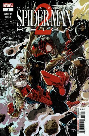 Spider-Man Reign 2 3 published by Marvel with cover art by Kaare Andrews