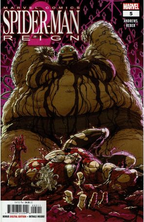 Spider-Man Reign 2 5 published by Marvel with cover art by Kaare Andrews