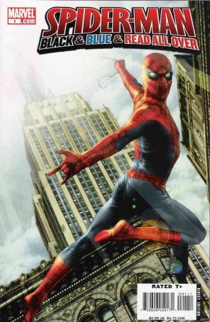 Spider-Man Special: Black and Blue and Read All Over 1 published by Marvel with cover art by Jay Anacleto