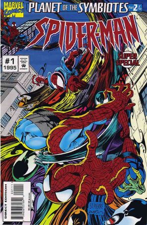 Spider-Man Super Special 1 published by Marvel with cover art by Joe St. Pierre and Darick Robertson