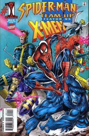 Spider-Man Team-Up 1 published by Marvel with cover art by Ken Lashley
