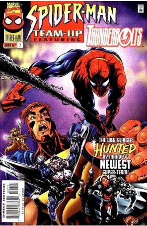 Spider-Man Team-Up 7 published by Marvel with cover art by Steve Lightle
