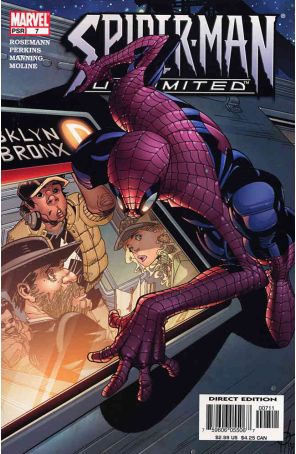 Spider-Man Unlimited (3rd Series) 7 published by Marvel with cover art by Damion Scott