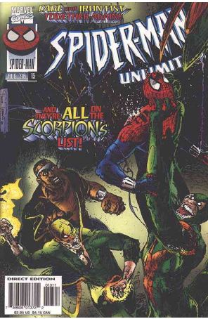 Spider-Man Unlimited 13 published by Marvel with cover art by Frank Teran