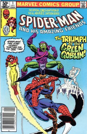Spider-Man and His Amazing Friends 1 (Newsstand) published by Marvel with cover art by John Romita Jr.