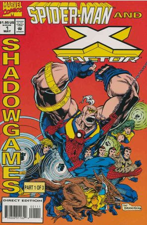 Spider-Man and X-Factor: Shadowgames 1 published by Marvel with cover art by Pat Broderick