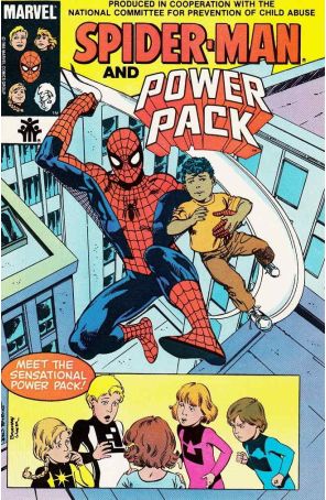Spider-Man, Power Pack 1C published by Marvel with cover art by John Byrne