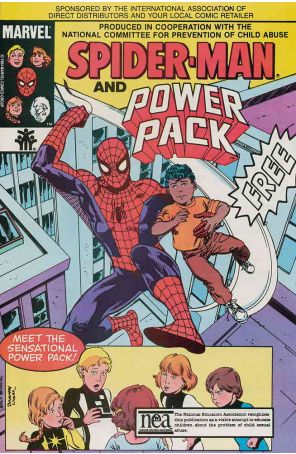 Spider-Man, Power Pack 1 published by Marvel with cover art by John Byrne