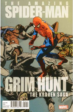 Spider-Man: Grim Hunt - The Kraven Saga 1 published by Marvel with cover art by Michael Lark