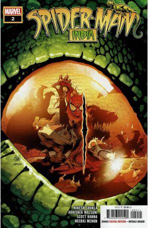 Spider-Man: India (2nd Series) 2 published by Marvel with cover art by Adam Kubert
