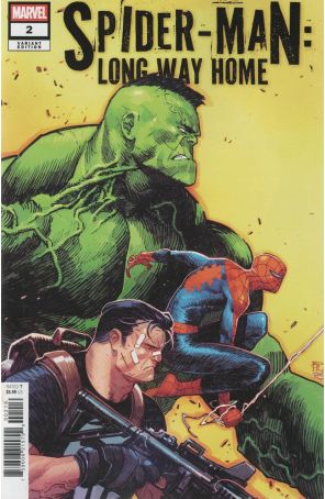 Spider-Man: Long Way Home 2C published by Marvel with cover art by Dike Ruan