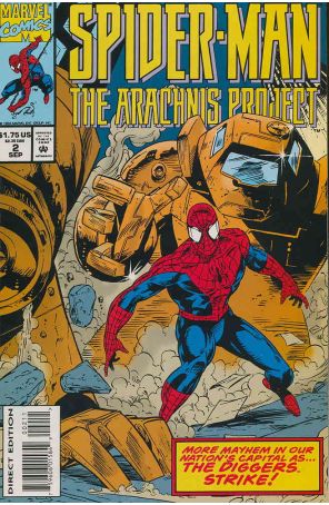 Spider-Man: The Arachnis Project 2 published by Marvel with cover art by Andrew Wildman