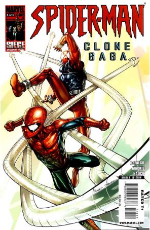 Spider-Man: The Clone Saga 4 published by Marvel with cover art by Tom Raney