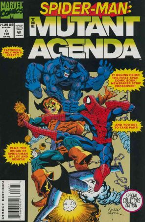Spider-Man: The Mutant Agenda 0 published by Marvel with cover art by Scott Kolins