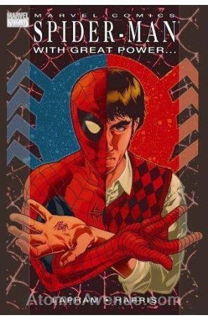 Spider-Man: With Great Power  TPB HC 1 published by Marvel with cover art by Tony Harris